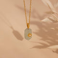 Jade Prism Necklace-Necklaces-Caitlyn Minimalist