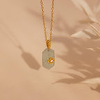 Jade Prism Necklace-Necklaces-Caitlyn Minimalist