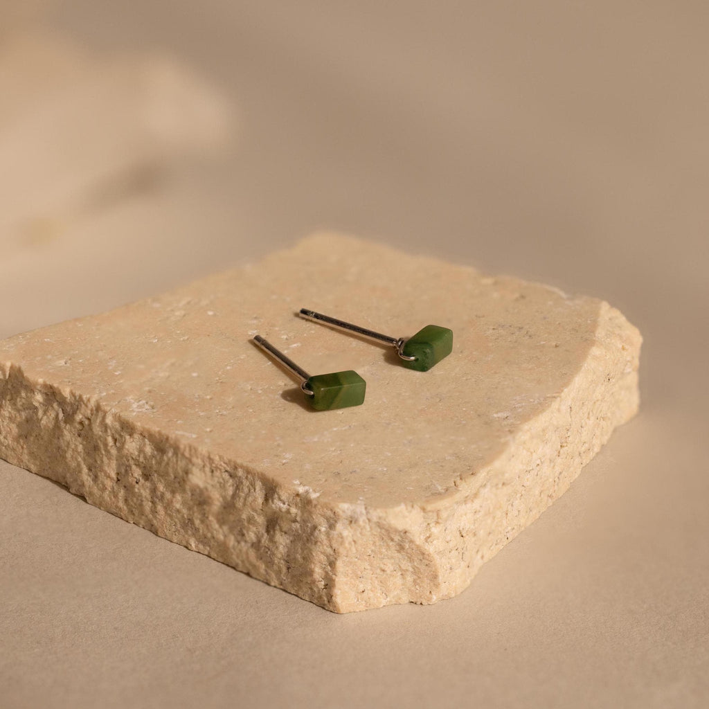 Jade Bar Studs-Earrings-Caitlyn Minimalist