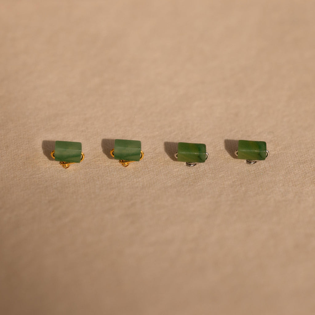 Jade Bar Studs-Earrings-Caitlyn Minimalist
