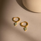 Jade Marquise Huggies-Earrings-Caitlyn Minimalist