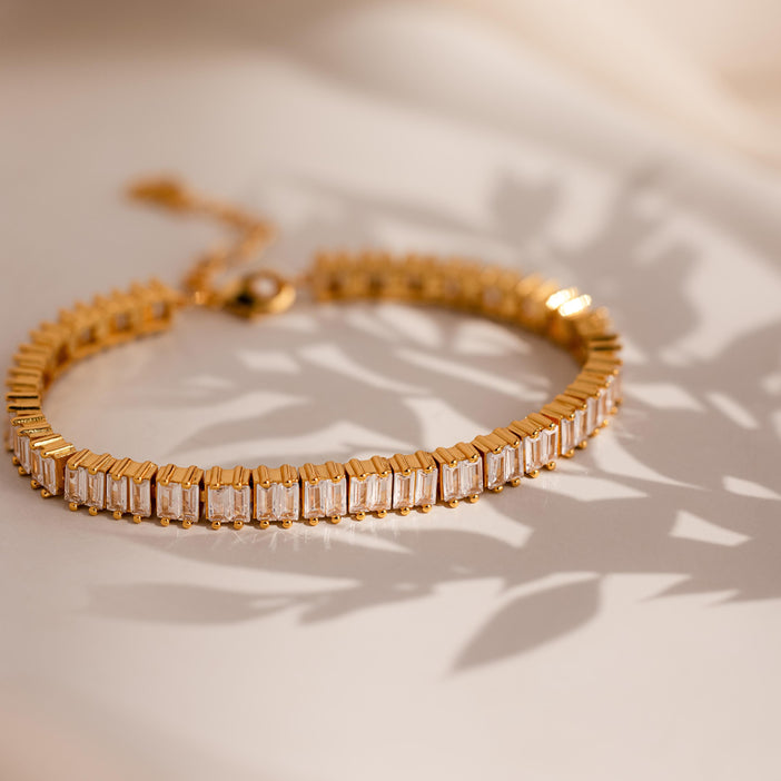 Vertical Baguette Tennis Bracelet