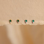 Raindrop Jade Studs-Earrings-Caitlyn Minimalist