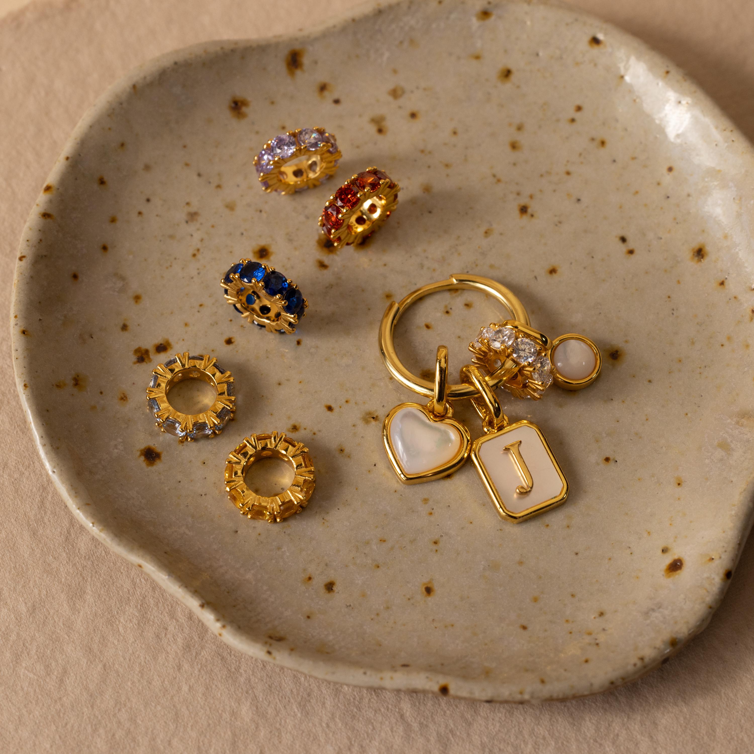 Infinity Garnet Charm