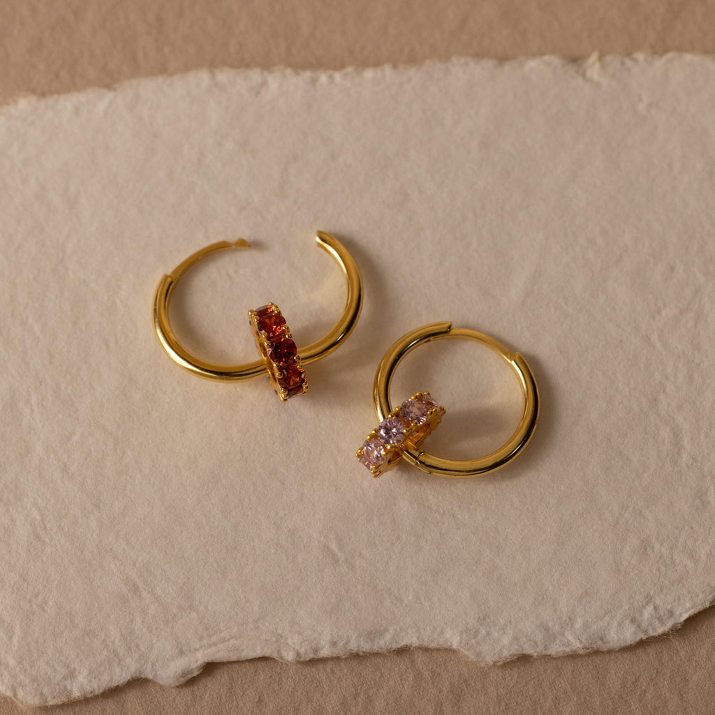 Infinity Garnet Charm