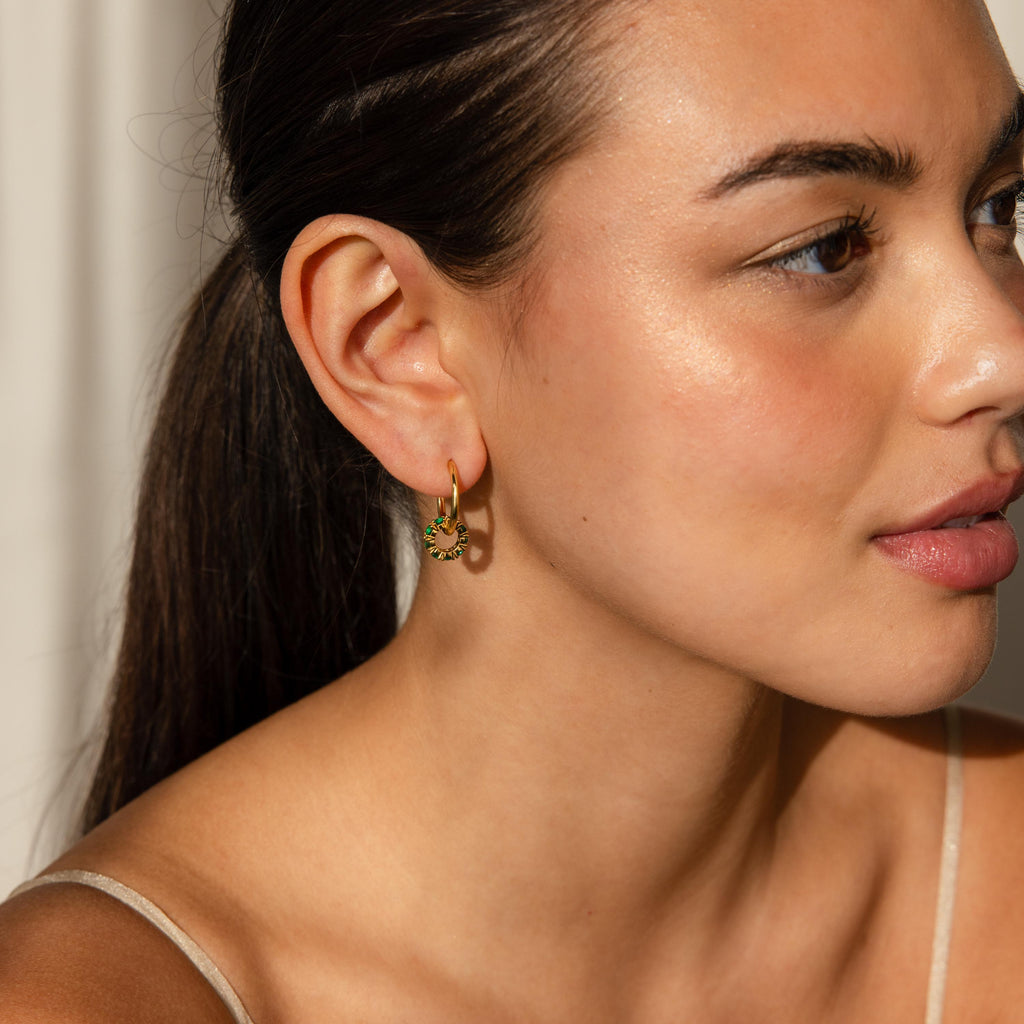 Infinity Blue Zircon Charm