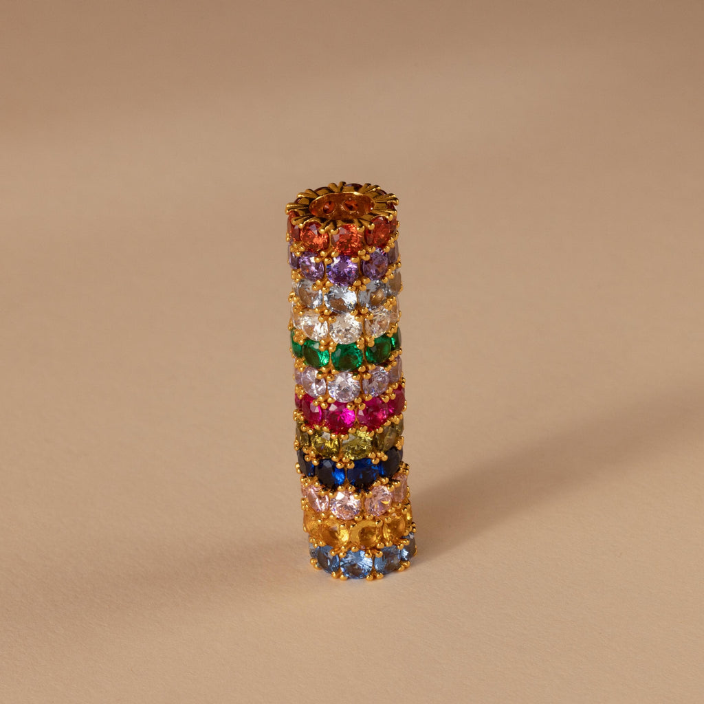 Infinity Garnet Charm