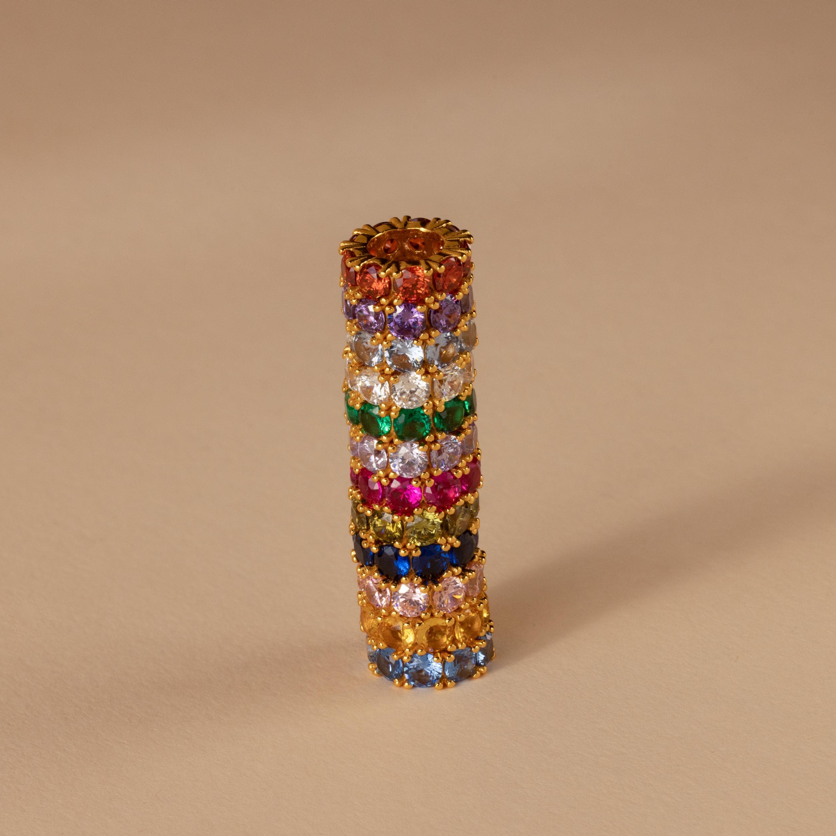 Infinity Garnet Charm