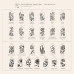 The Rectangle Birth Flower Earrings are a unique jewelry set featuring delicate blooms inspired by birth flowers, perfect for personalized style.