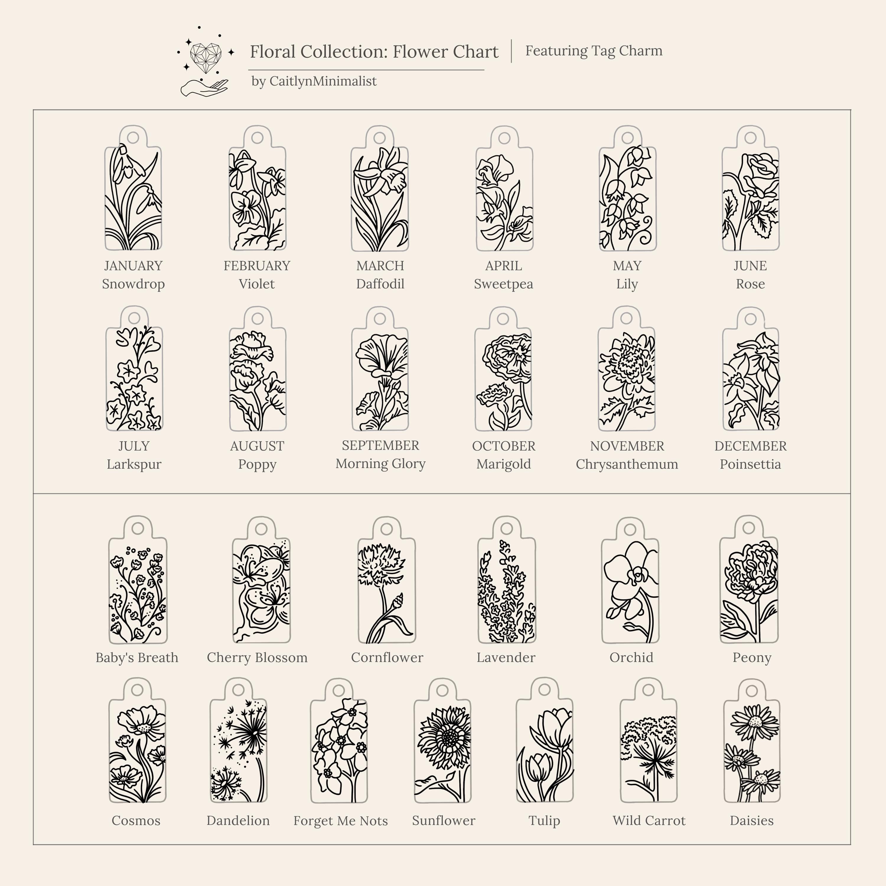 The Rectangle Birth Flower Earrings are a unique jewelry set featuring delicate blooms inspired by birth flowers, perfect for personalized style.