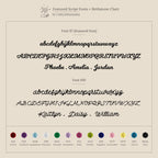 Duo Birthstone Name Necklace