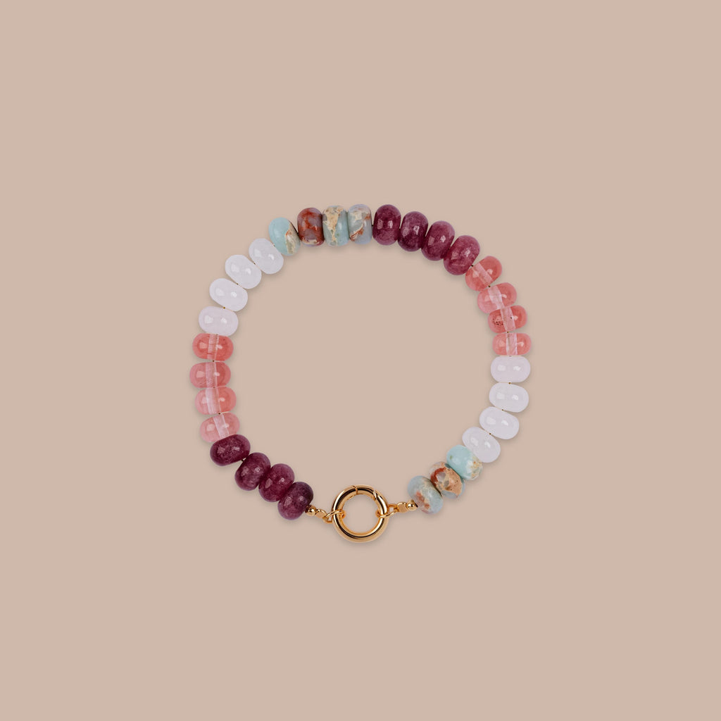 Ember Beaded Charm Bracelet