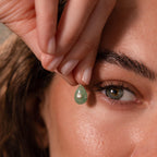 Jade Diamond Drop Charm