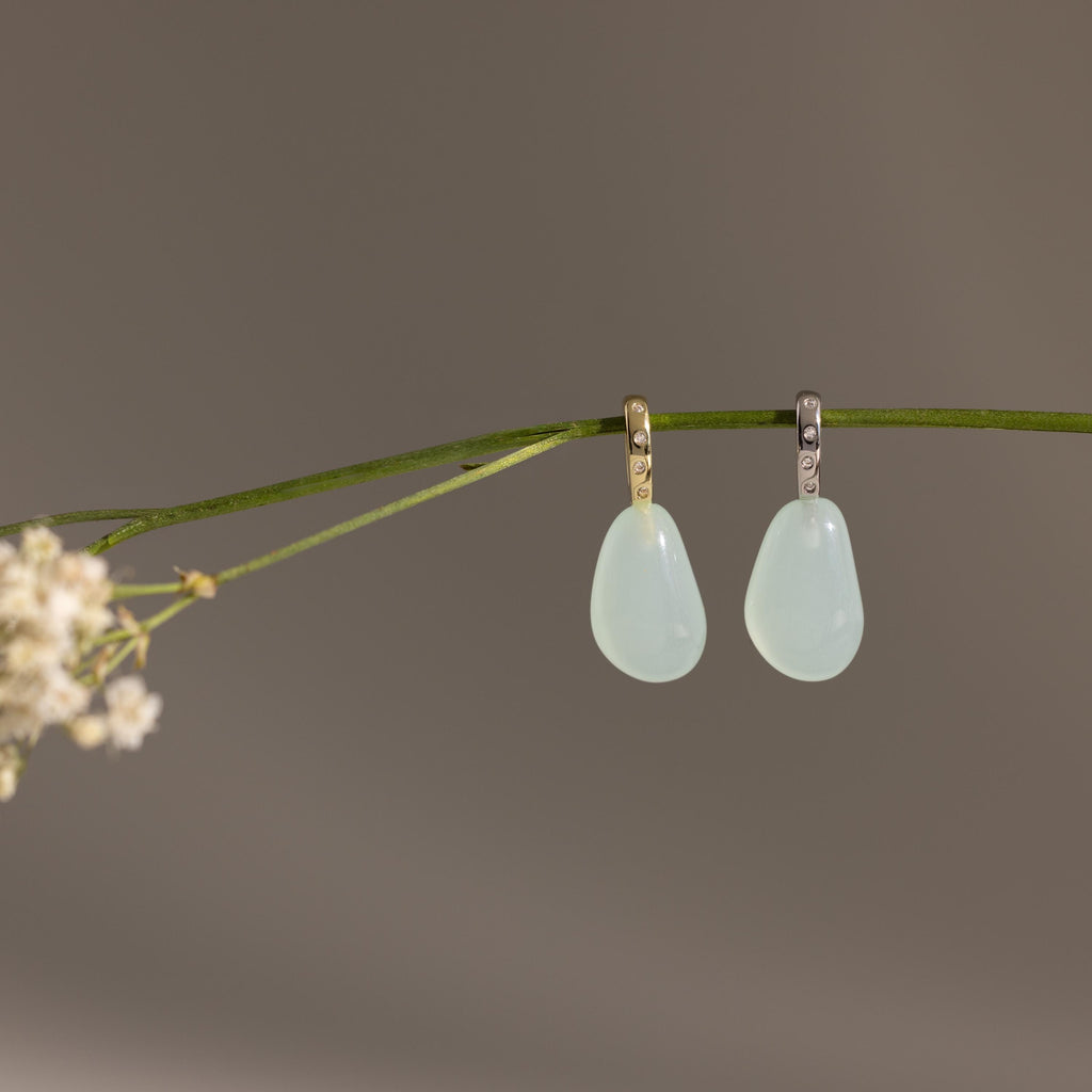 Seafoam Drop Charm