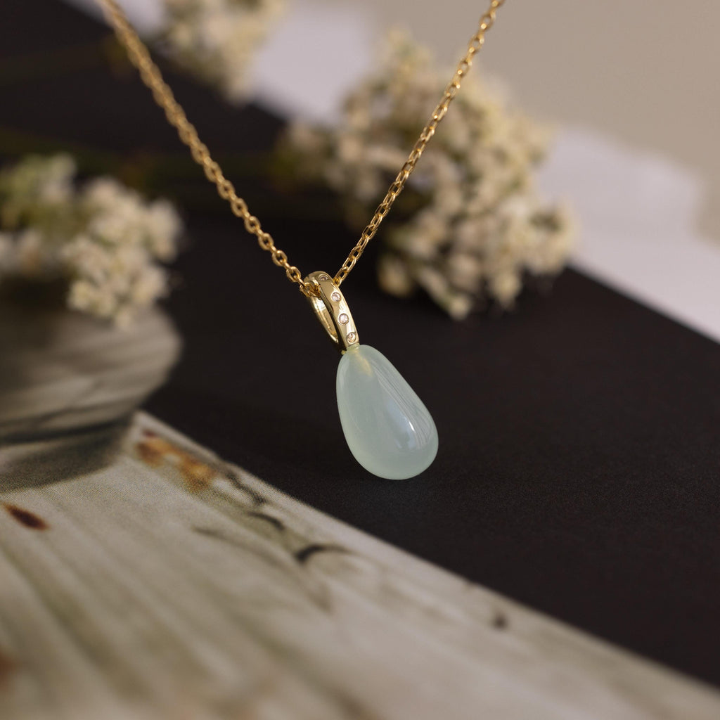 Seafoam Drop Charm