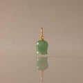 Jade Bellflower Charm in 18K Gold