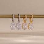 Luxe Diamond Drop Hoops