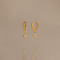 North Star Drop Huggies in 18K Gold