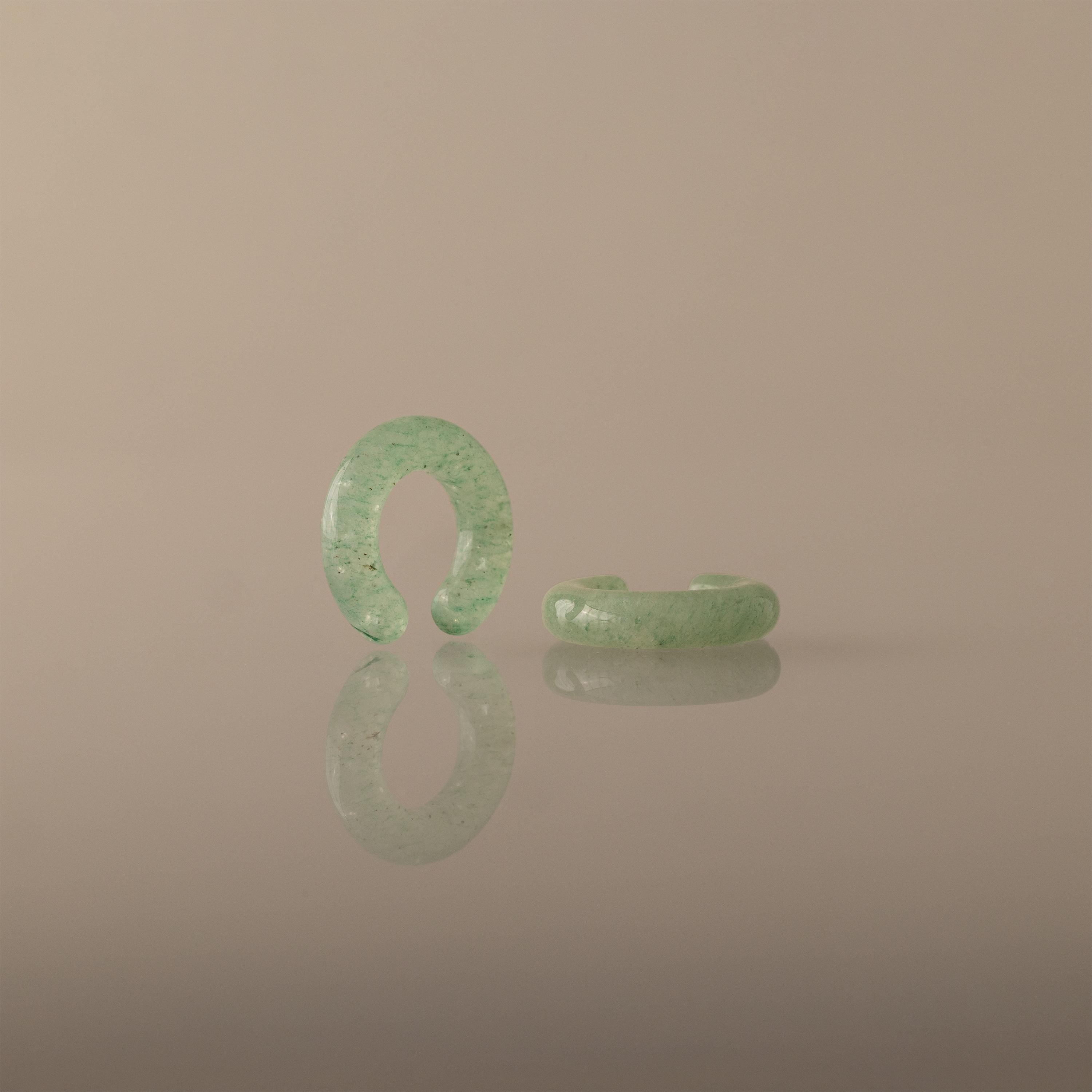 Jade Ear Cuffs