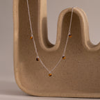 Tiger's Eye Station Necklace