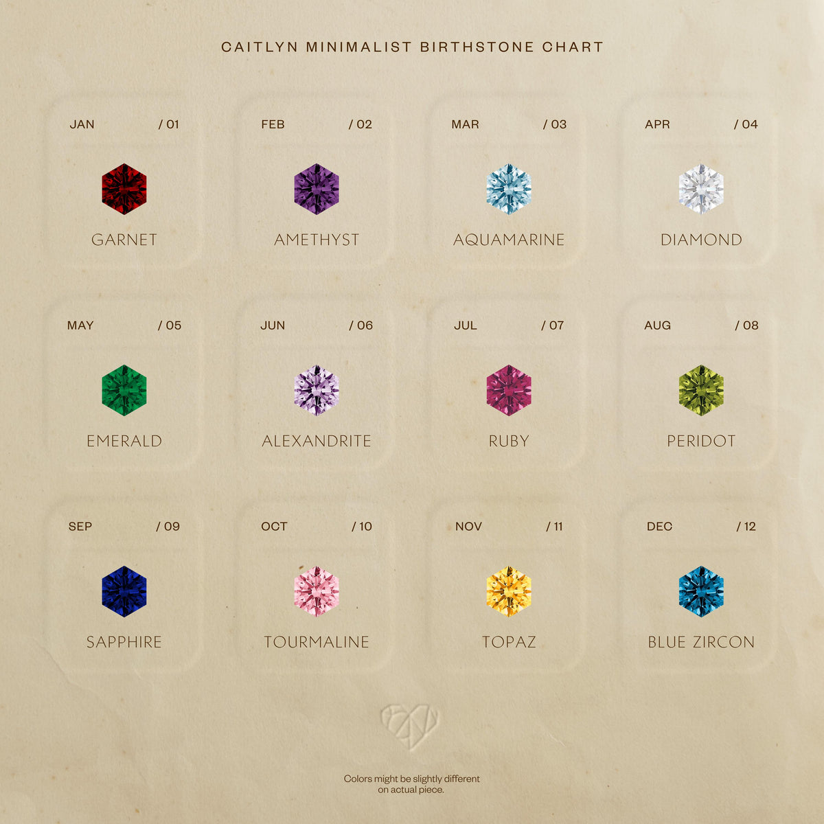 Hexagon Amethyst Studs