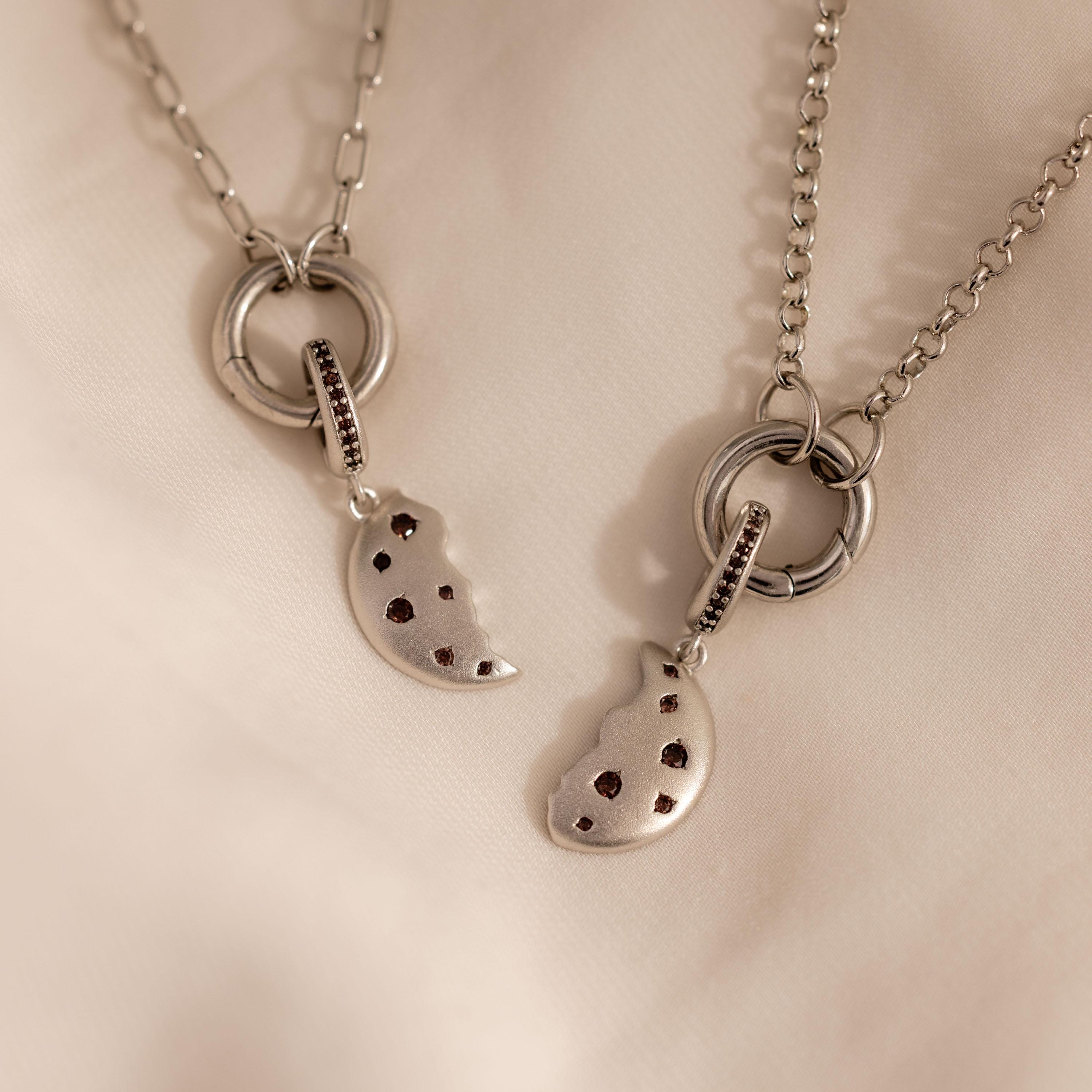 Better Together Cookie Charm Set in Silver