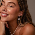 Pearl Adorned Link Studs