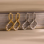 Pearl Adorned Link Studs