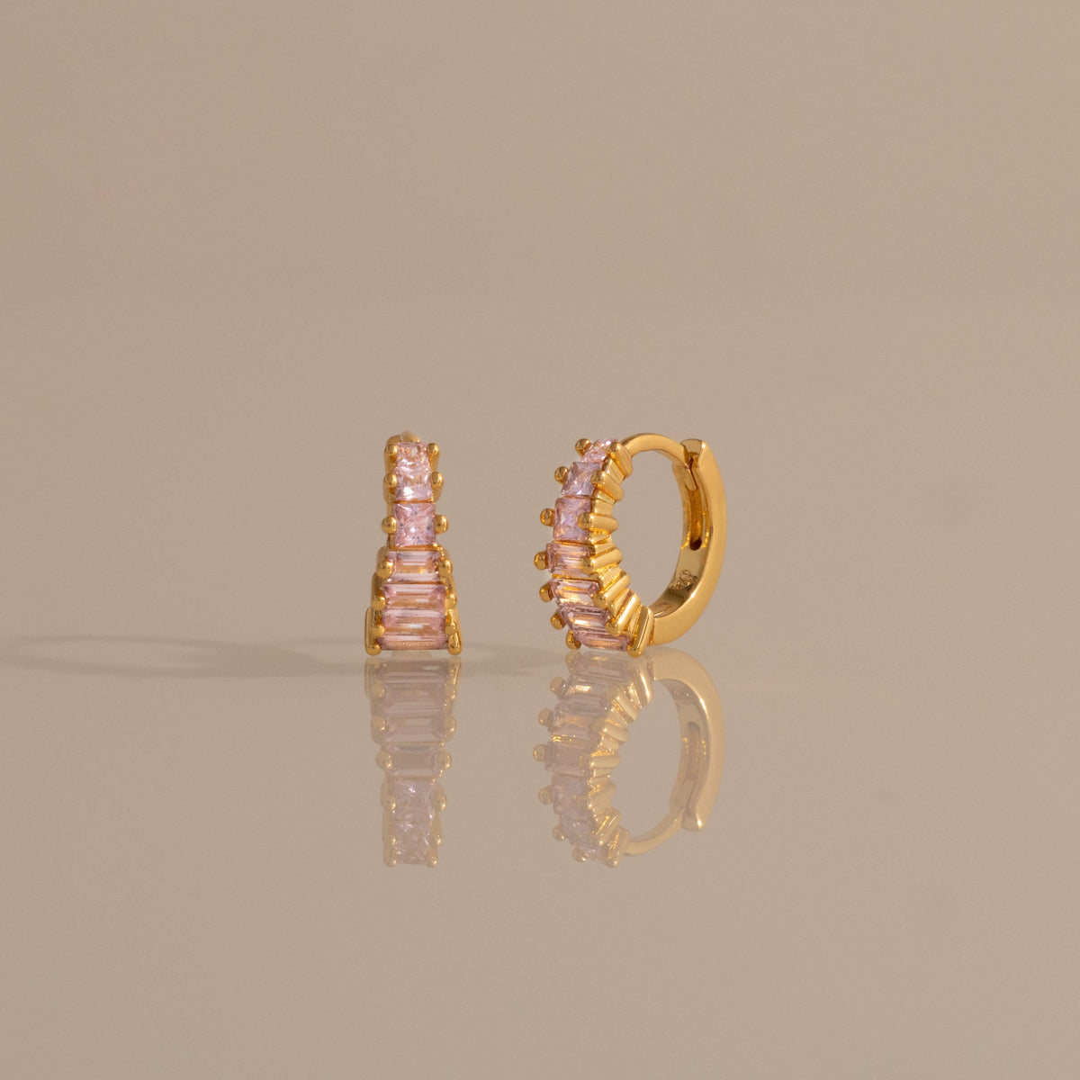Rose Pink Art Deco Huggies