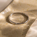 Flow Bangle Bracelet in Silver