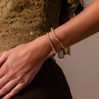 Love Morse Code Diamond Bangle in Silver