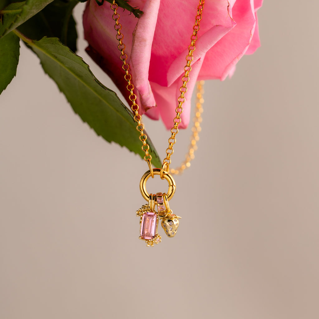 Floral Ruby Charm