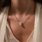 Interlocking Jade Heart Necklace