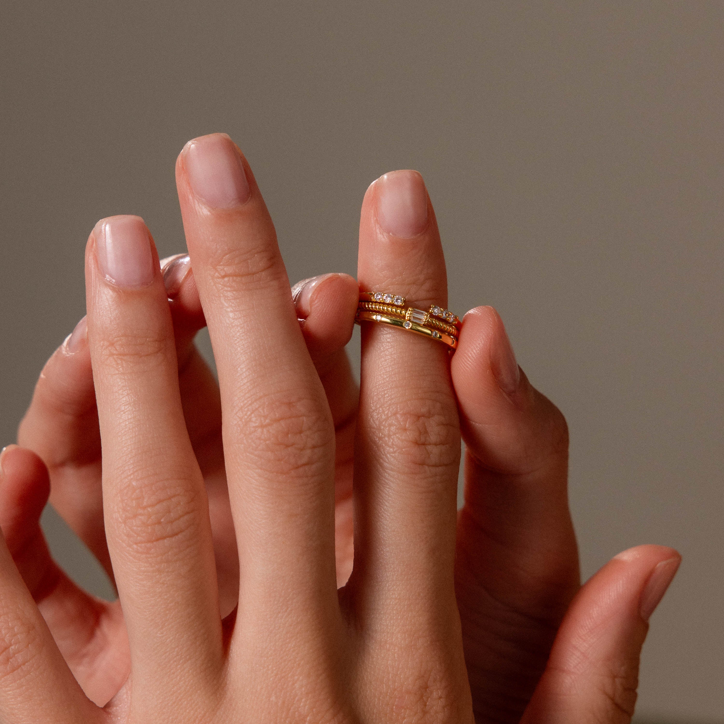 Trinity Diamond Ring Set