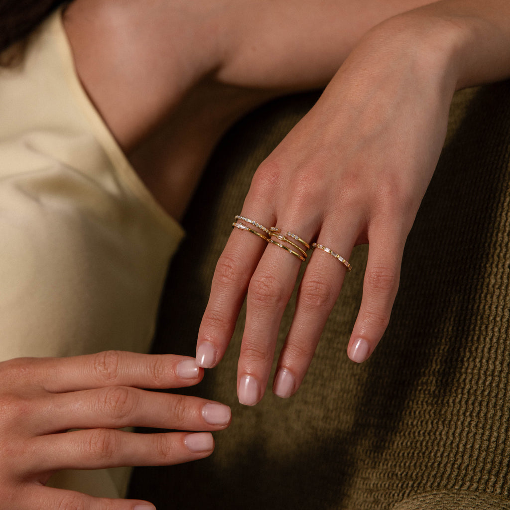Trinity Diamond Ring Set