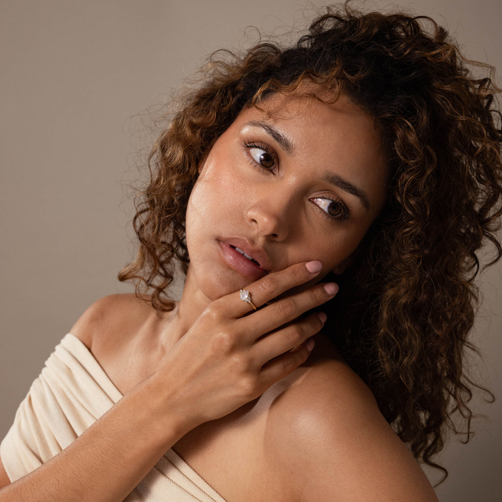 Diamond Petal Ring