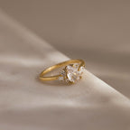 Diamond Petal Ring