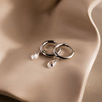 Diamond Raindrop Huggies