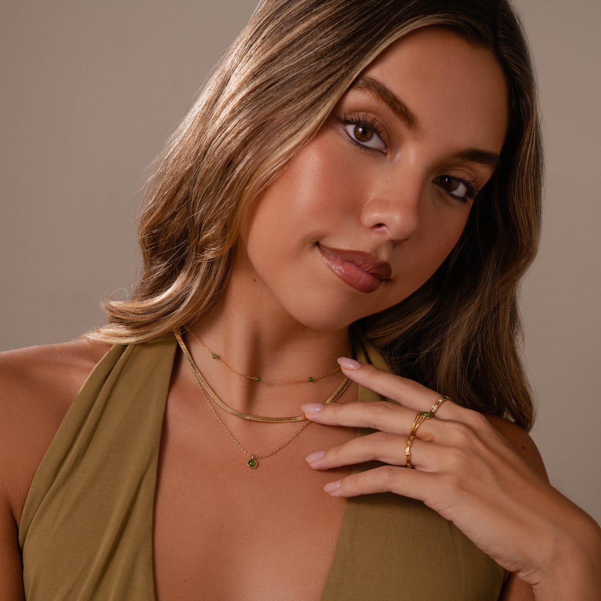Jade Charm Necklace