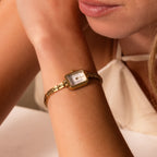 Divine Rectangular Link Timepiece