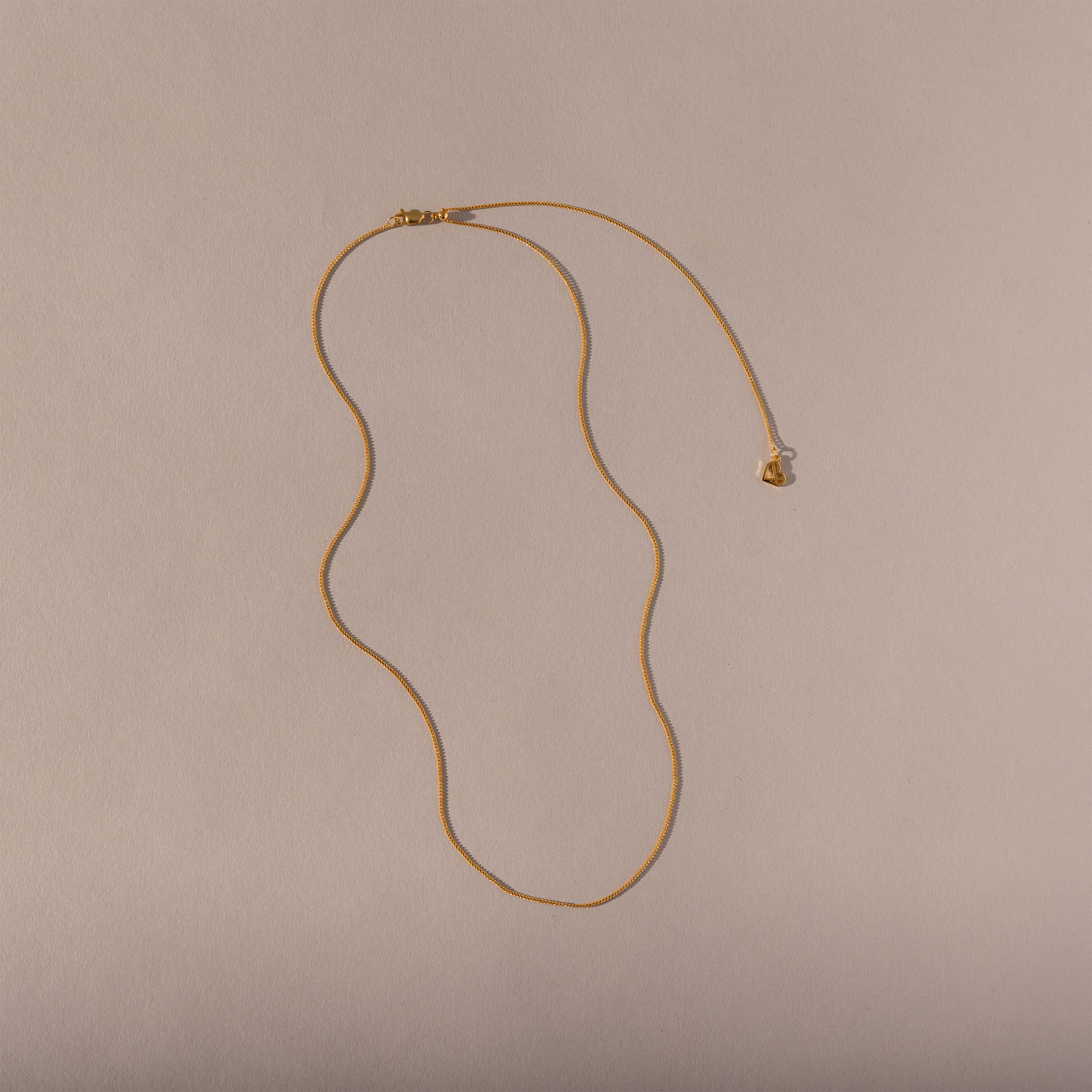 Adjustable Chain Necklace in 18K Gold