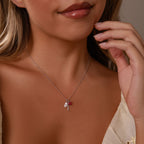 Mama Love Necklace in Silver