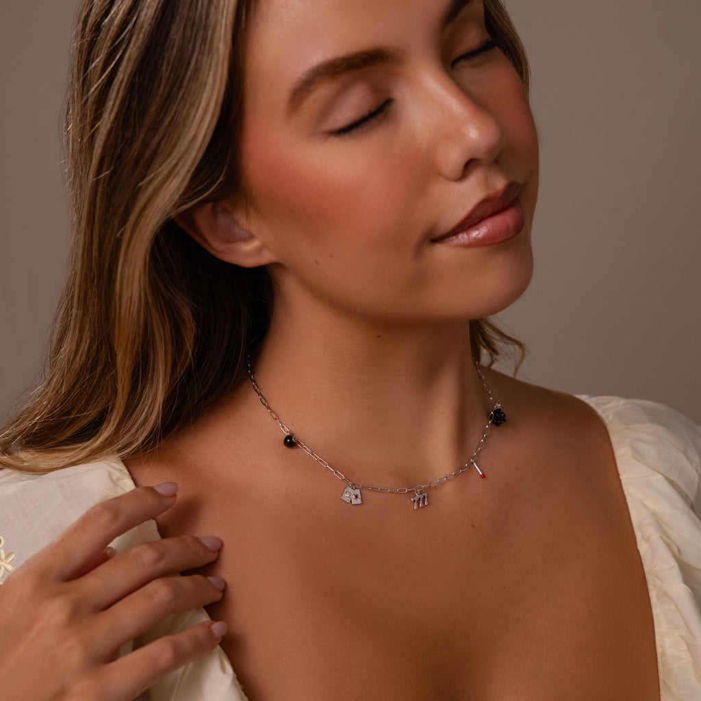 House of Luck Necklace in Silver