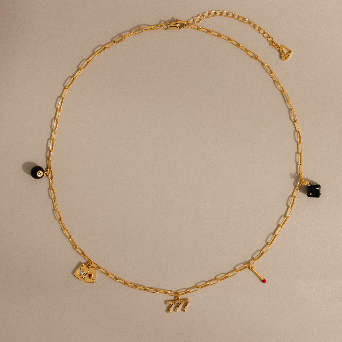 House of Luck Necklace in 18K Gold