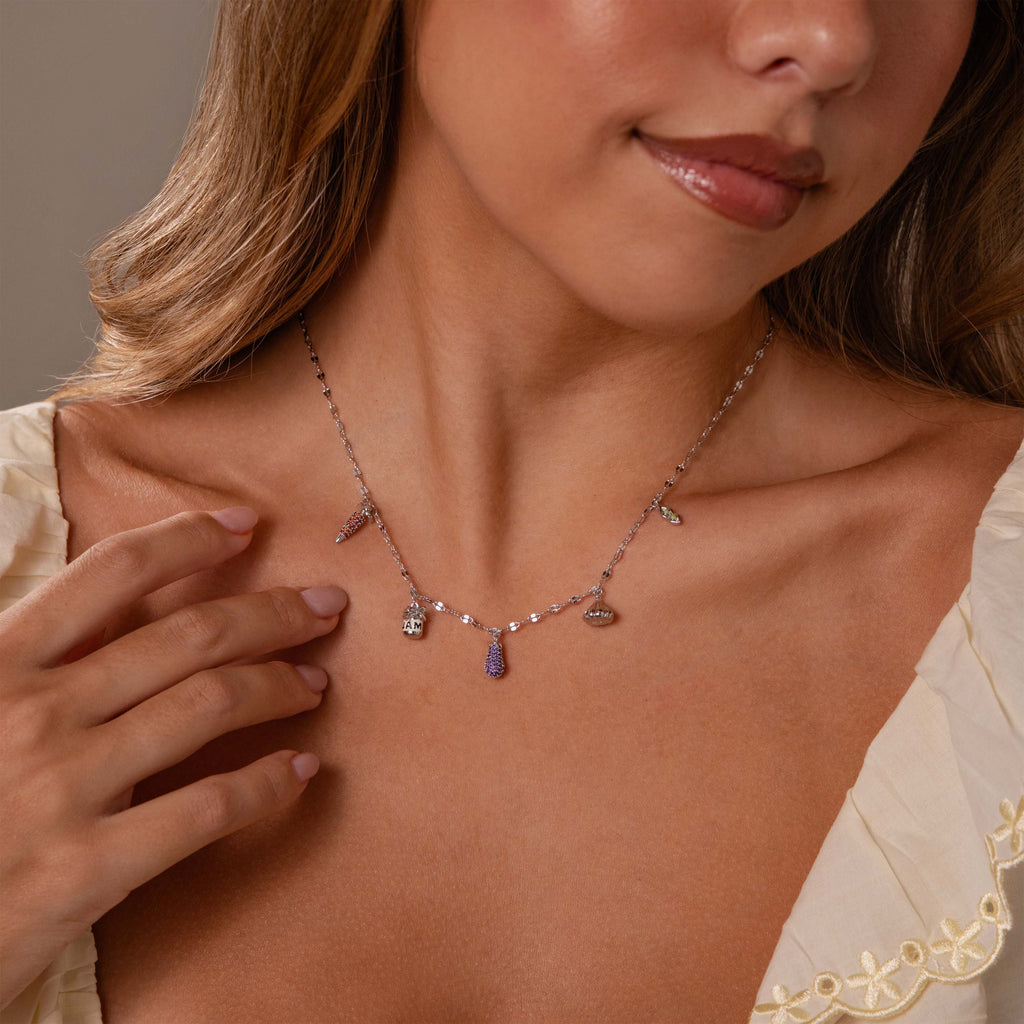 Spring Harvest Necklace in Silver