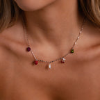 Fruit Stand Necklace in Silver