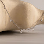 Diamond Station Curb Necklace