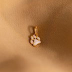 Paw Print Charm in 18K Gold