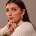 Bold Sculpted Hoops