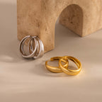 Bold Sculpted Hoops Set